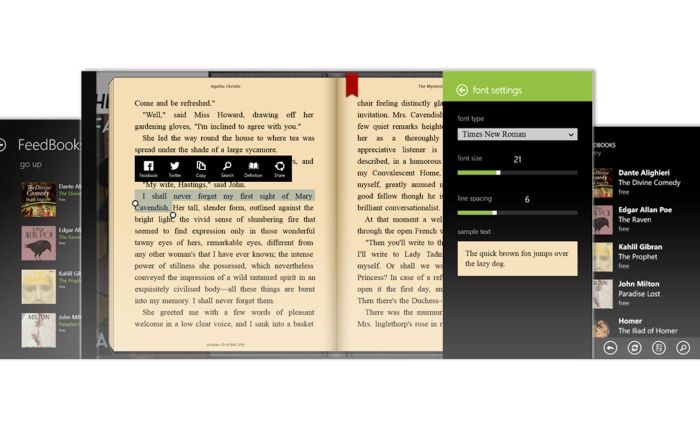 Quick Look at Bookviser – A Great eBook Reader for Windows&nbsp;Devices